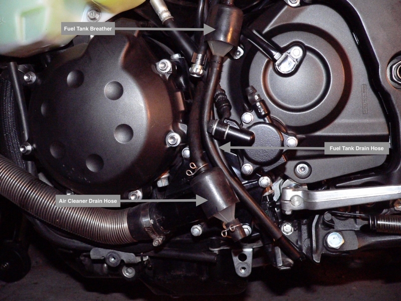 Air Cleaner Drain Hose Removal