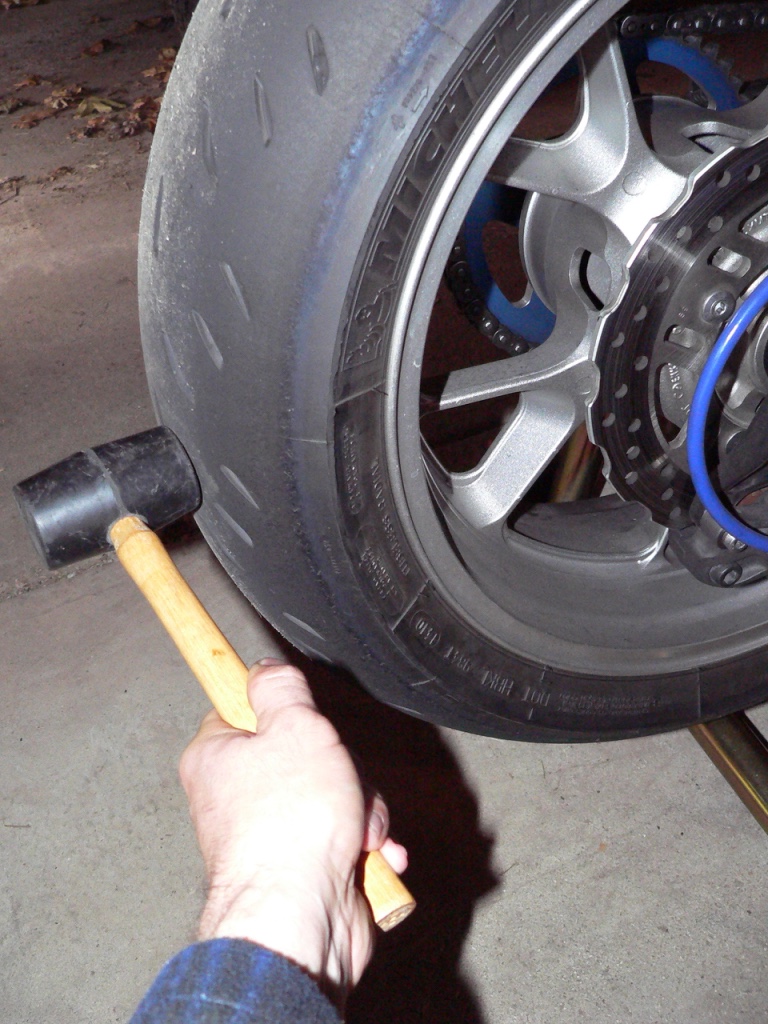 Drive Chain Slack Adjustment