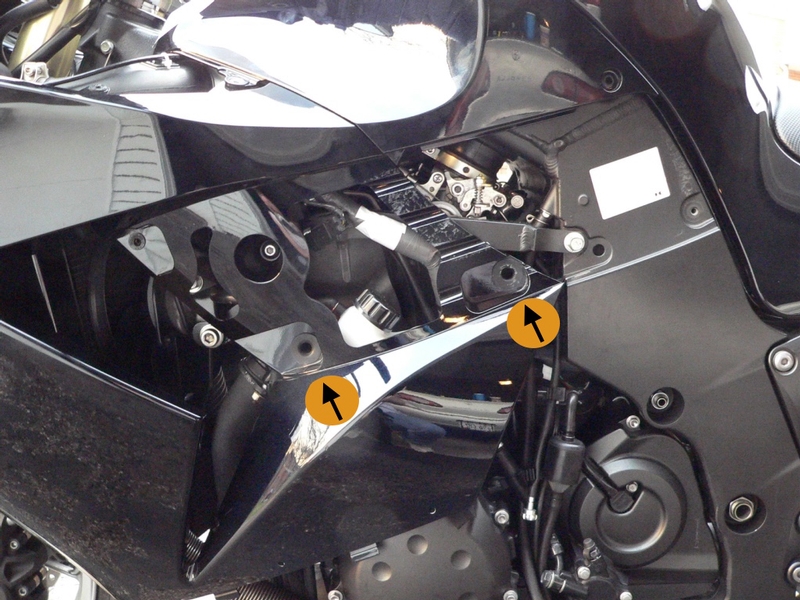 Replaces Kawasaki 11054-1307 ZX-14R ZX1400 2006-2014 Motorcycle Black Upper Stay Cowl Bracket Fairing Bracket For Kawasaki Ninja ZX-14