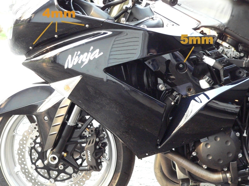 ZX1400 2006-2014 Replaces Kawasaki 11054-1307 ZX-14R Motorcycle Black Upper Stay Cowl Bracket Fairing Bracket For Kawasaki Ninja ZX-14 