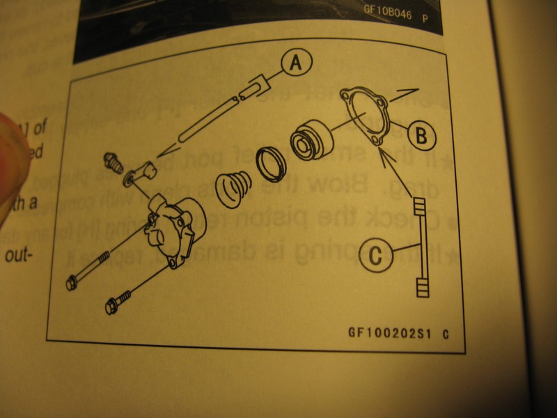 leaking clutch slave cylinder