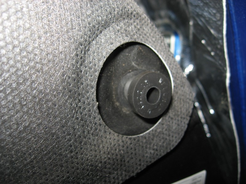 Rubber Nutserts in the Frame