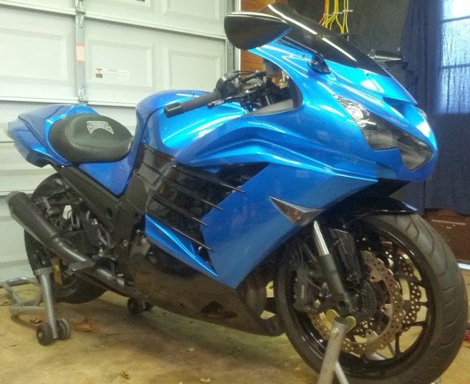 ZX14 to ZX10 Front Fender Mod