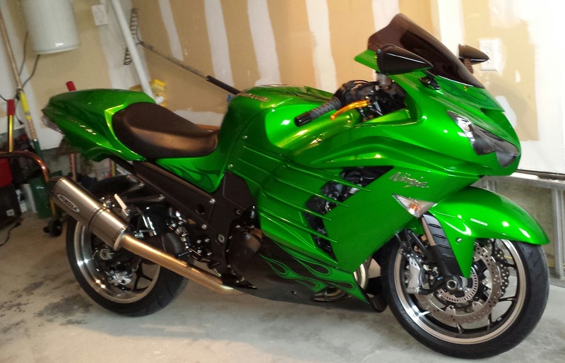ZX14R Hindle Full SS Exhaust with Titanium Header