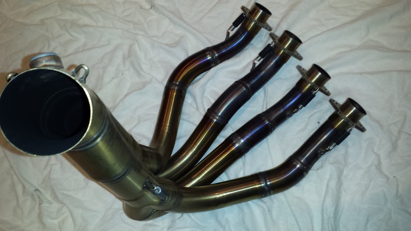 ZX14R Hindle Full SS Exhaust with Titanium Header