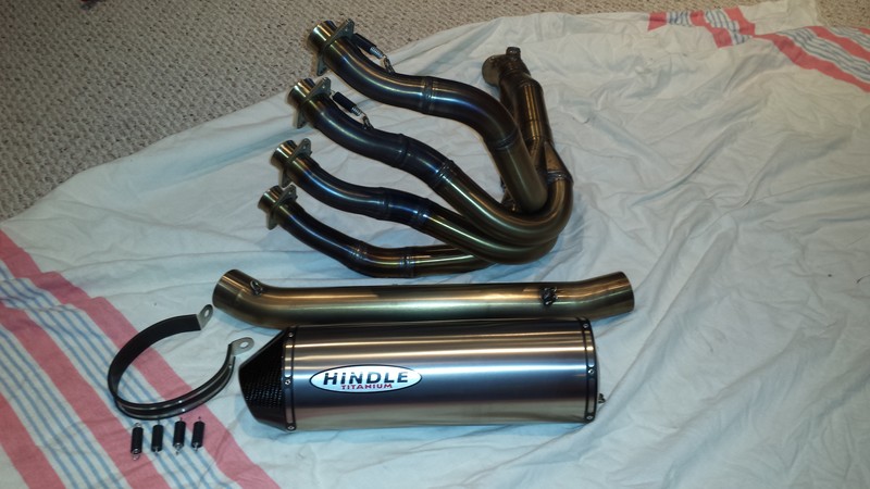 ZX14R Hindle Full SS Exhaust with Titanium Header